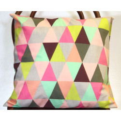 Pillow-case 45 x 45 cm "triangles"